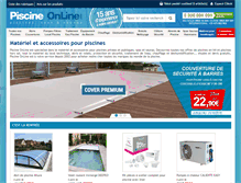 Tablet Screenshot of piscines-online.com